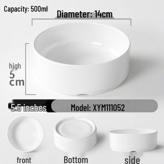 A5 Melamine Steaming Bowl - Small, Colorful, Durable for Fast Food & Steamed Dishes