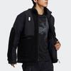 adidas Mixboa Fleece-Lined Jacket Men Outerwear Black H40243