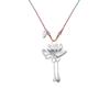 Lotus Nafu Necklace for Women Good Luck Lotus for Women Young China-Chic Ancient Han Suit Weaving Rope