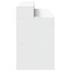 Mesa de Escritório LED Branca 140 x 55 x 91 cm Aglomerado