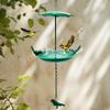 Outdoor Bird Feeder Bird Food Bowl Bird Feeder Wild Bird Feeders Squirrel-Proof Garden Decor Iron Outdoor Bird Baths Bird