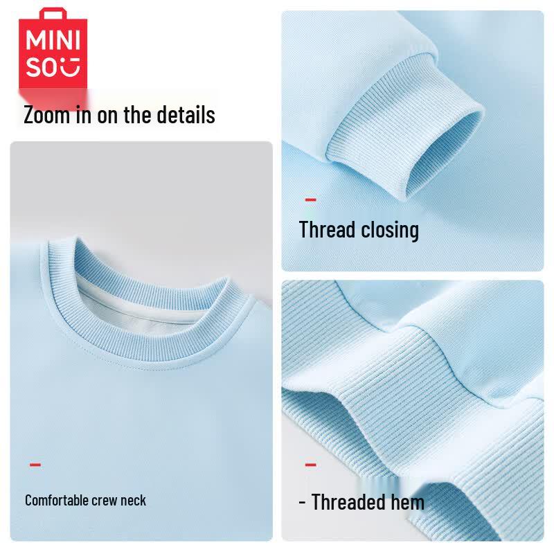 MINISO Boys' Casual Sweatshirt & Pants Set