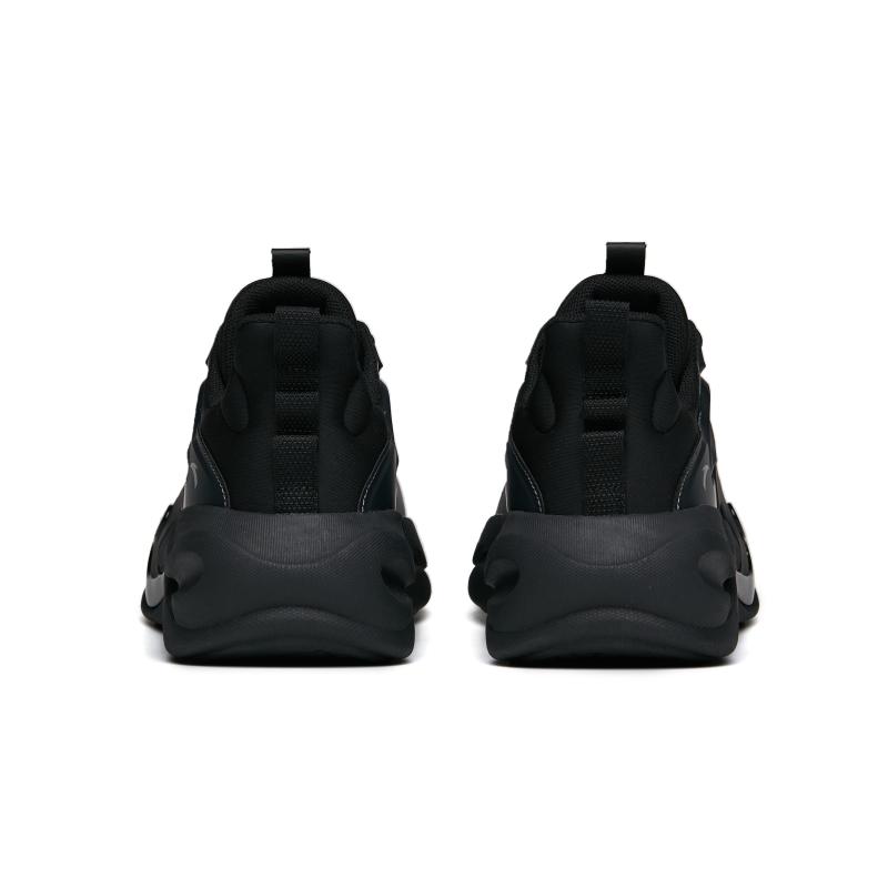 Anta Chao Worship 2.0 Cushioning Slip Resistant Abrasion Resistant Low top Sports Casual Shoes Men's Black Gray Sneakers 112218840-2