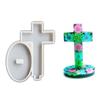 Crossed Shape Silicone Molds, Crossed Candle Molds for Candle, Plaster Ornaments Home Decorations, Epoxy Resin Molds