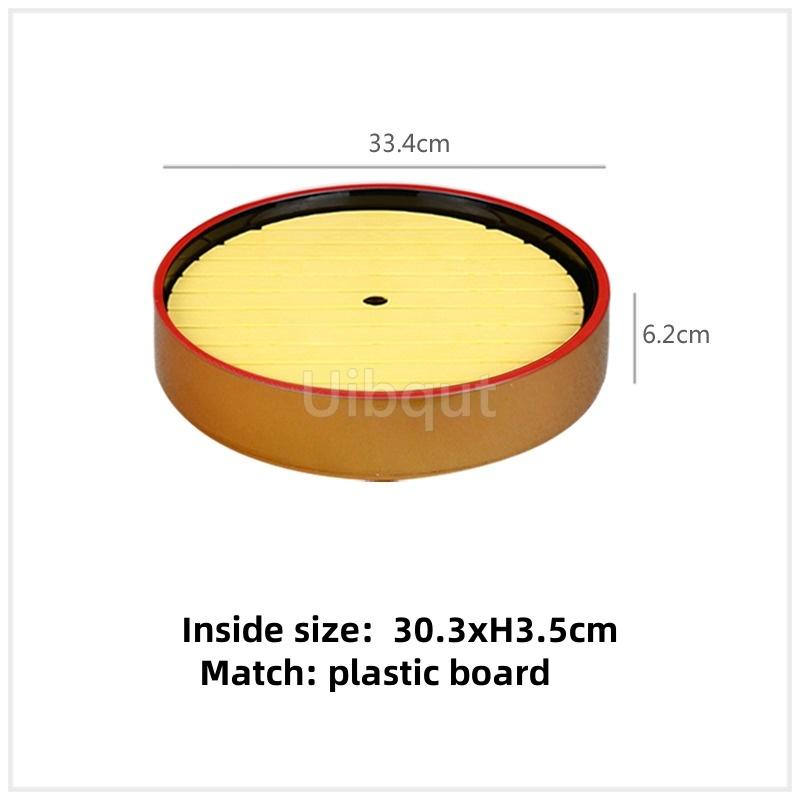Japanese sushi bucket cuisine sashimi raw fish seafood dish fruit dish food Salmon Ice Plate Ice Saucer round tray tableware art
