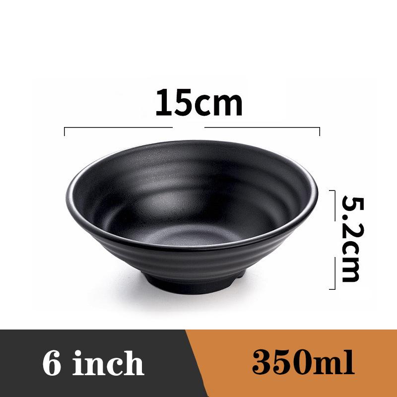 Fruit Salad Fast Food Tableware Japanese Style Plastics Noodles Bowl Household Ramen Bowl Soup Bowl