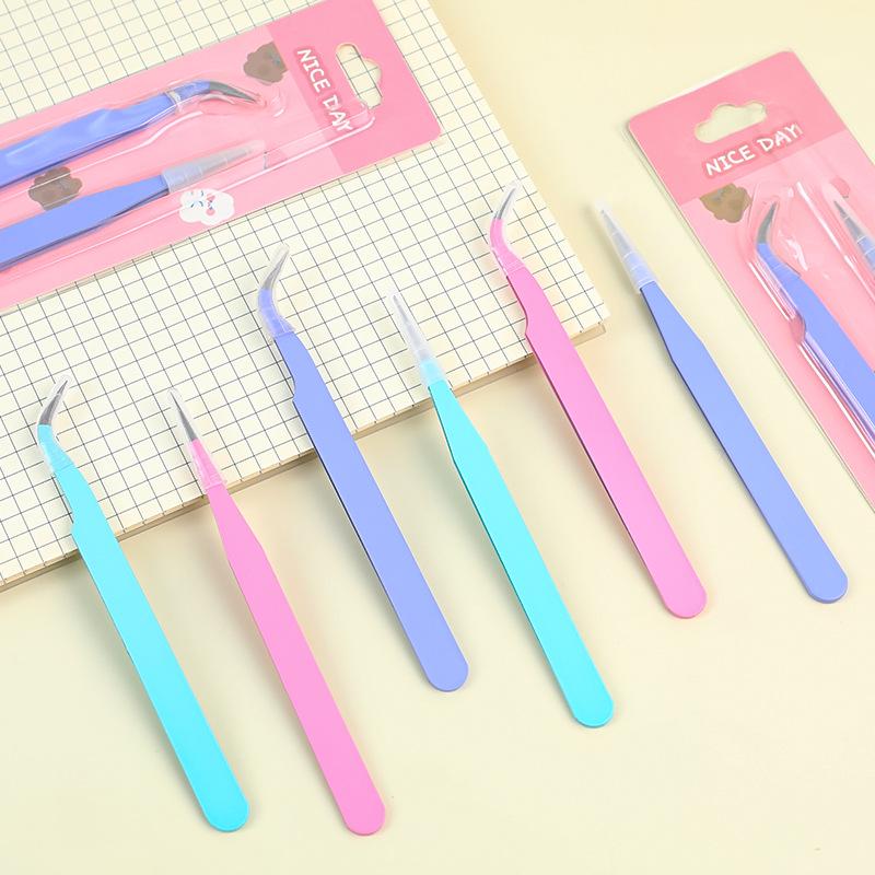 Handmade DIY Sticker Tweezers - Multifunctional Macaron Clips for Journaling