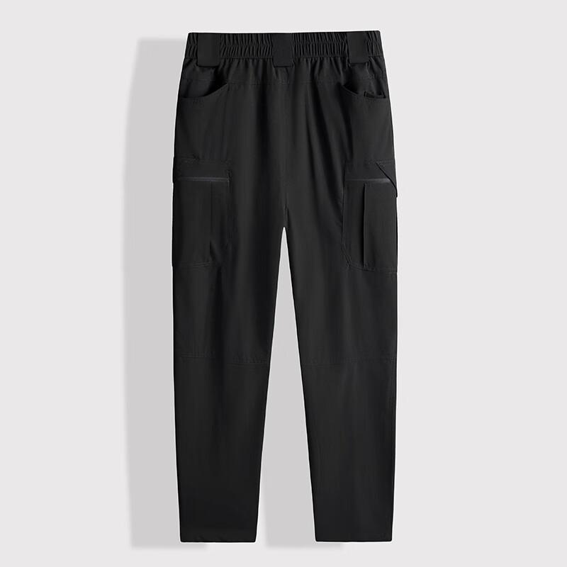 DIBINZE Men's Plus Size Breathable Straight-Leg Stretch Cargo Pants