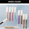 Julystar Ten Colors Pearlescent Matte Liquid Eyeshadow Makeup Bright Streamer Eyeshadow Set