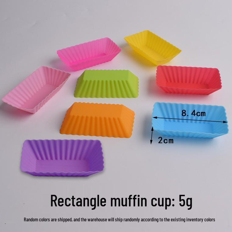 7cm Heart-Shaped Silicone Muffin & Cake Mold for Baking