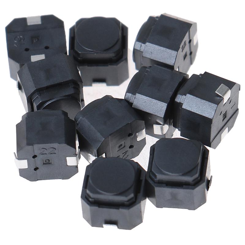 10 szt. Silent Tact Switch 6*6*5Mm Silikonowy przełącznik przyciskowy Przełącznik dotykowy