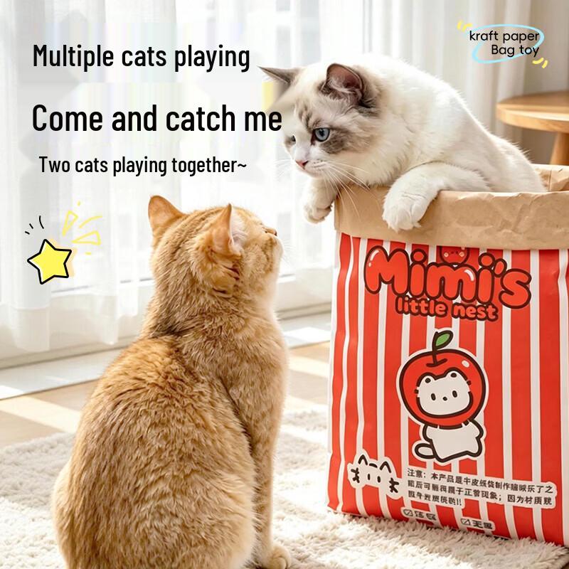 Jihang Cat Tunnel and Hideaway Sack (5-Pack)