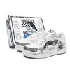 Li Ning Ink Stain Chaos, Box Cushioning Low Top Skateboard Shoes Men's White AGCS419-1(TeamM--BOX)