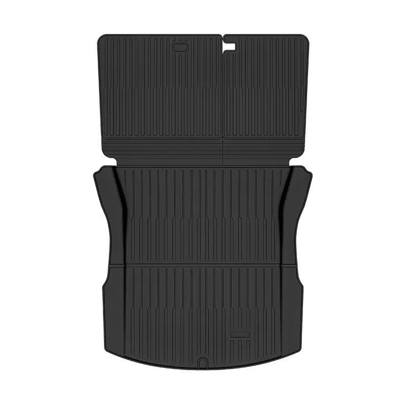 Tesla Kofferraum-integrierte Matte - Aktualisiertes Zubehör für Kofferraum & Rücksitzlehne des Model Y/3