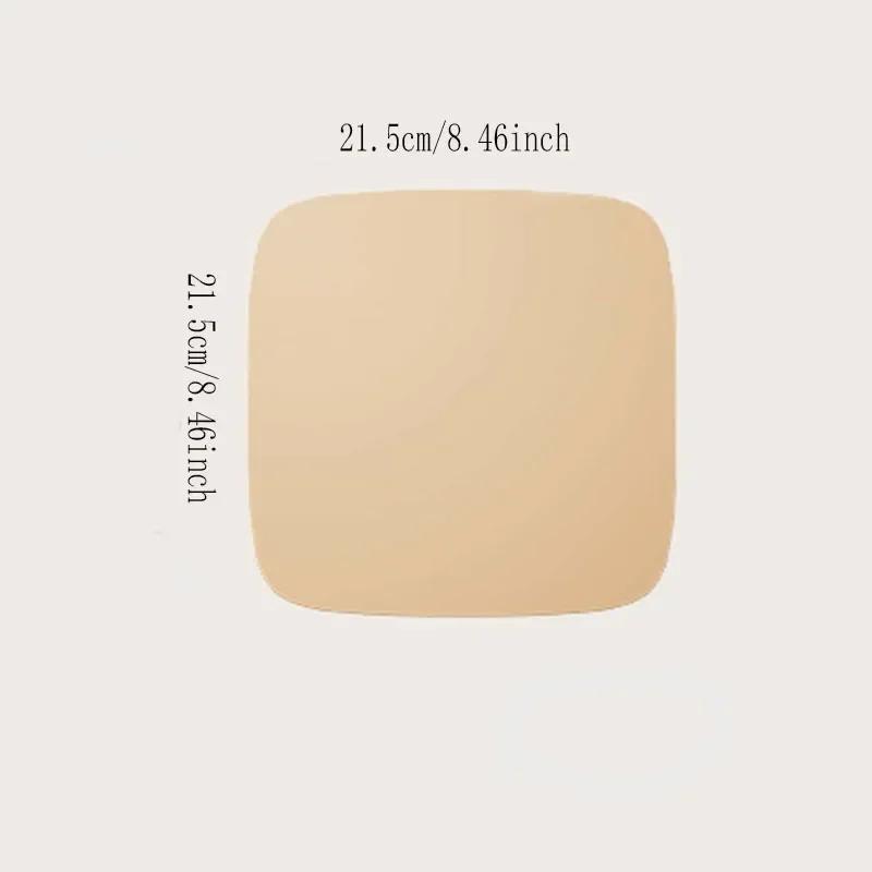 

50 шт. Одноразовые бумажные вкладыши для аэрофритюрницы, Квадратные пергаментные вставки с антипригарным покрытием, красно-желтовато-коричневый