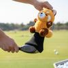 Soft Knitted Driver Cover 3D Creature Golf Head Snug Fit Animal Headcover for