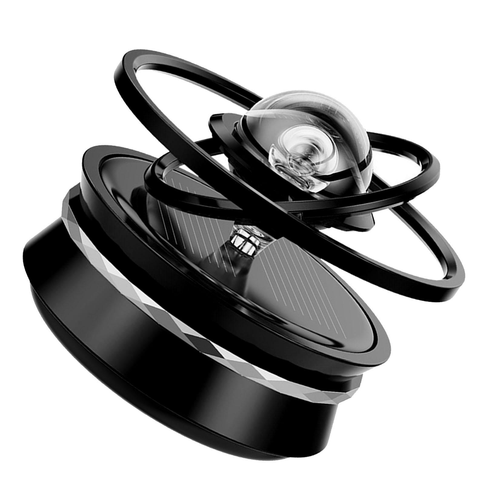 

Автомобильный ароматерапевтический солнечная энергия подвесной хрустальный шар вращающийся автомобильный ароматический диффузор для украшений чёрный