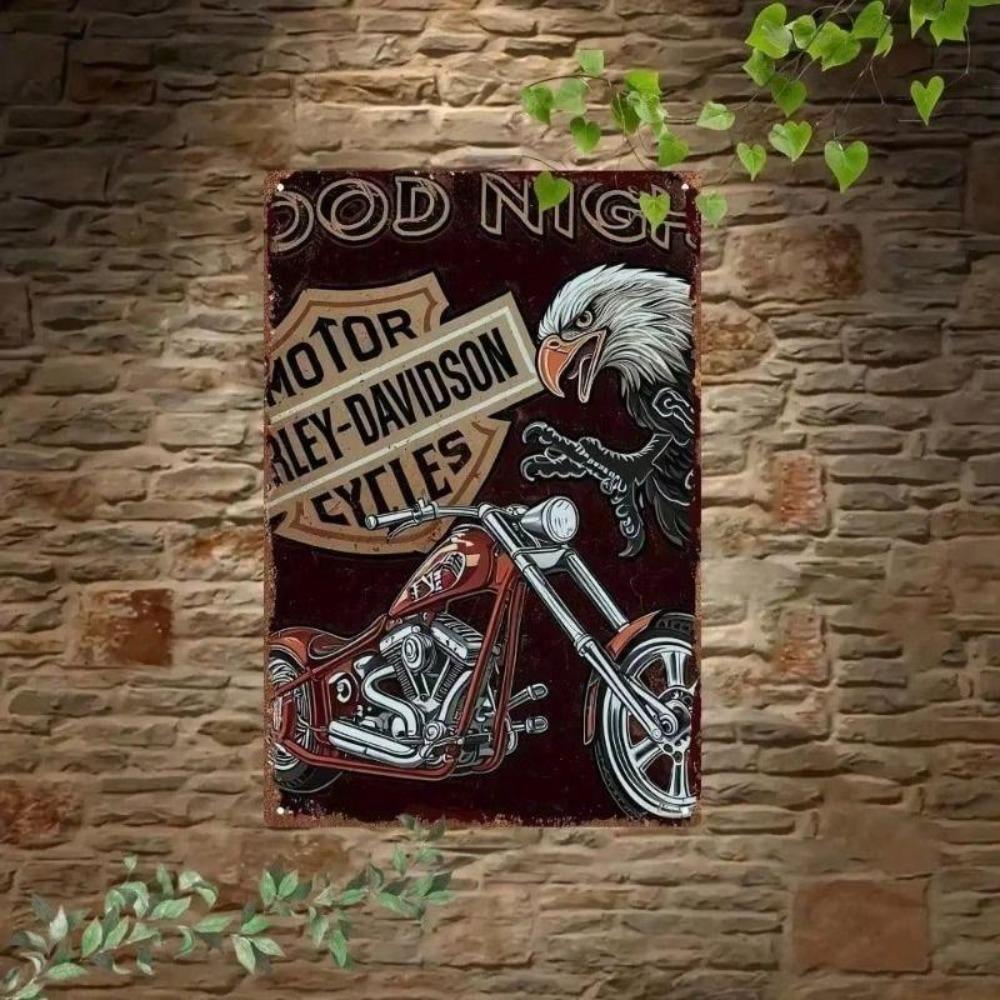 Retro Metal Tin Sign Floral Wall Art Decor 8x12 Inch for Office Living Room Patio