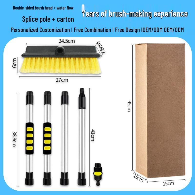Long Handle Car Wash Brush - Scratch-Free Mop for Safe Car Cleaning