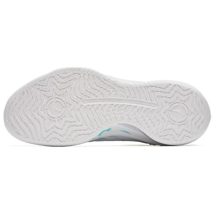 Anta KT3 KT Slip Resistant Abrasion Resistant Low Top Basketball Shoes Men's White Blue 112311605-1