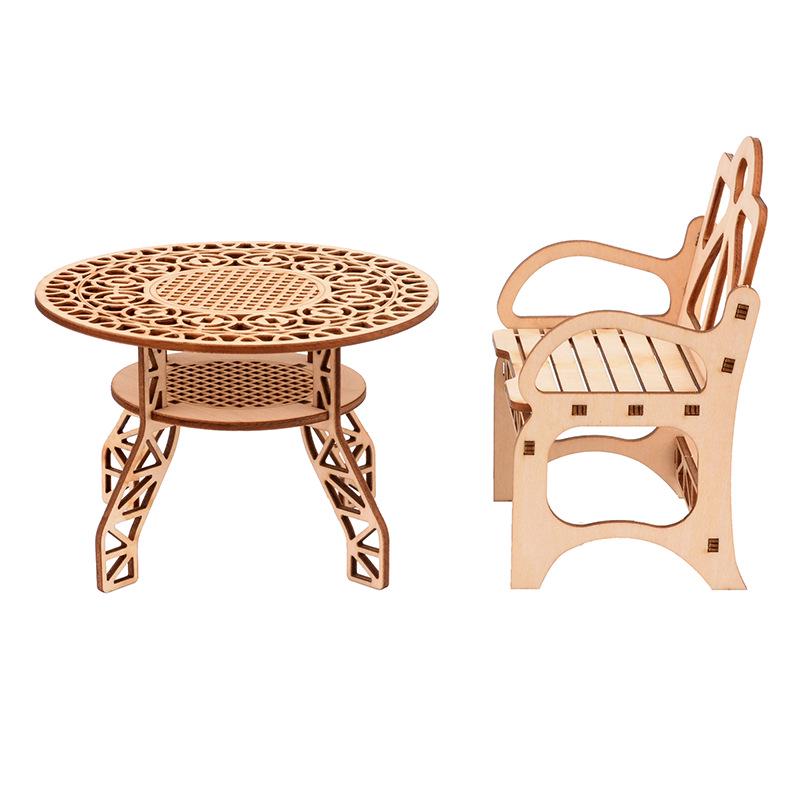 

3D Деревянный Развивающий Пазл Сделай Сам для Детей