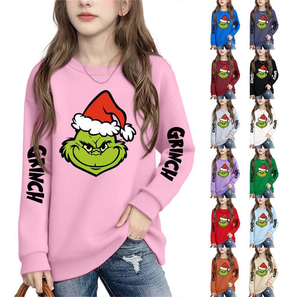 Boys Girls Child Fashion Daily Versatile Casual Crewneck Sweatshirts Daily Long Sleeve Patchwork Top Sweatshirts