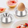 Stainless Steel Home Decoration Kitchen Xmas Craft Eggs Cup Egg Stand Egg Holder Storage Rack