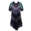 Sacai Luck Overall Handle Short Sleeve Knit Poncho One Piece Women Used