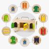 Montessori Lock Box Toy Wooden Activity Busy Board Game Practical Life Skill Toy Open The Lock Preschool Learning Education Toys