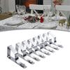 Befestigungsclip Tischdeckenhalter Tischdeckenklammern Haushalt Party Picknick Silber Dreieck Tischdeckenclip Hochzeit
