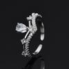 Princess Crown V-shaped Diamond Ring for Women: Luxurious Fashion Engagement Jewelry
