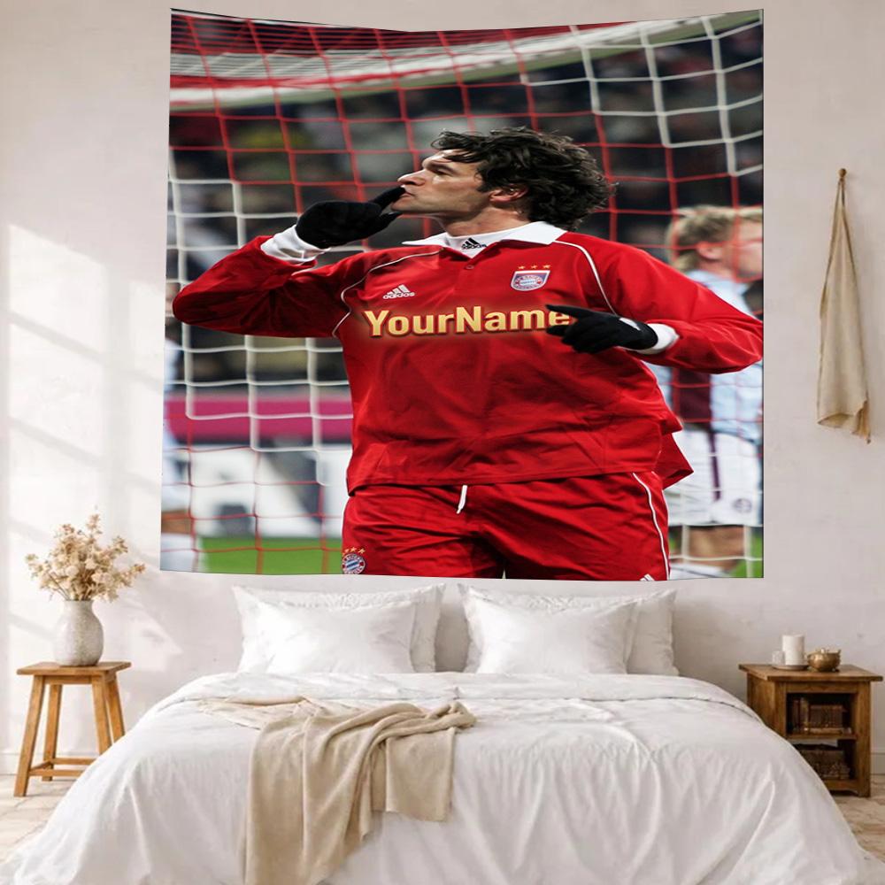Bayern Munich Custom Your Name Wall Decor Tapestry Art For Pet Memorial Birthdaywedding Party Backdrop Family Gift