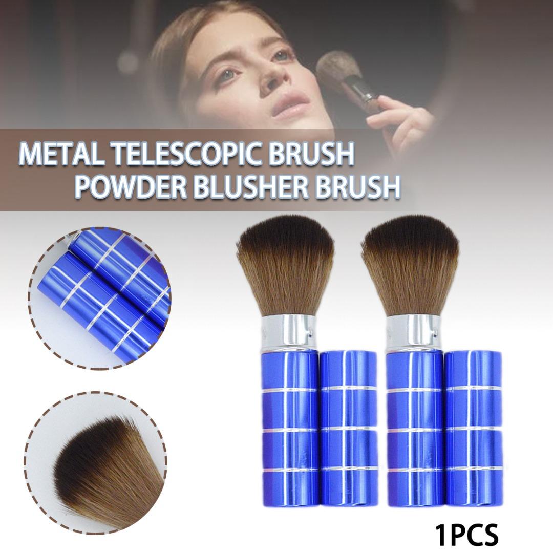 

PDTO Выдвижная дорожная румяна для лица, пудра, основа для макияжа, портативная кисть