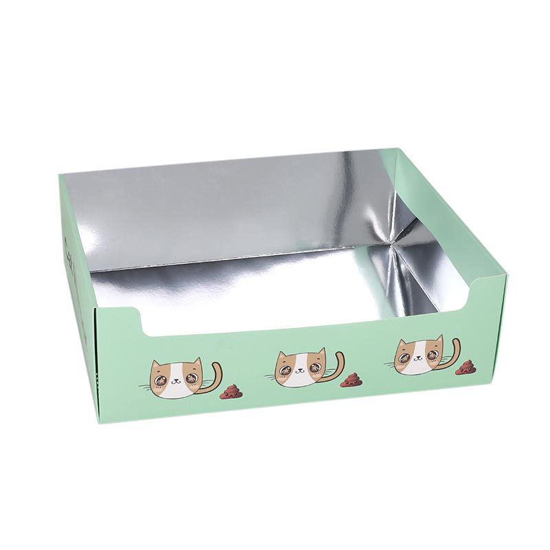 Foldable Disposable Cat Litter Box for Travel and Outdoor Use