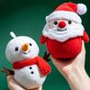 Christmas Plush Snowman Ornament Soft Fabric Holiday Decor For Gift Giving