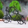 Miniature Bicycles Mini House Furniture Dollhouse Accessory Metal Bike Decorations Supplies Gift 1:12 Scale Black