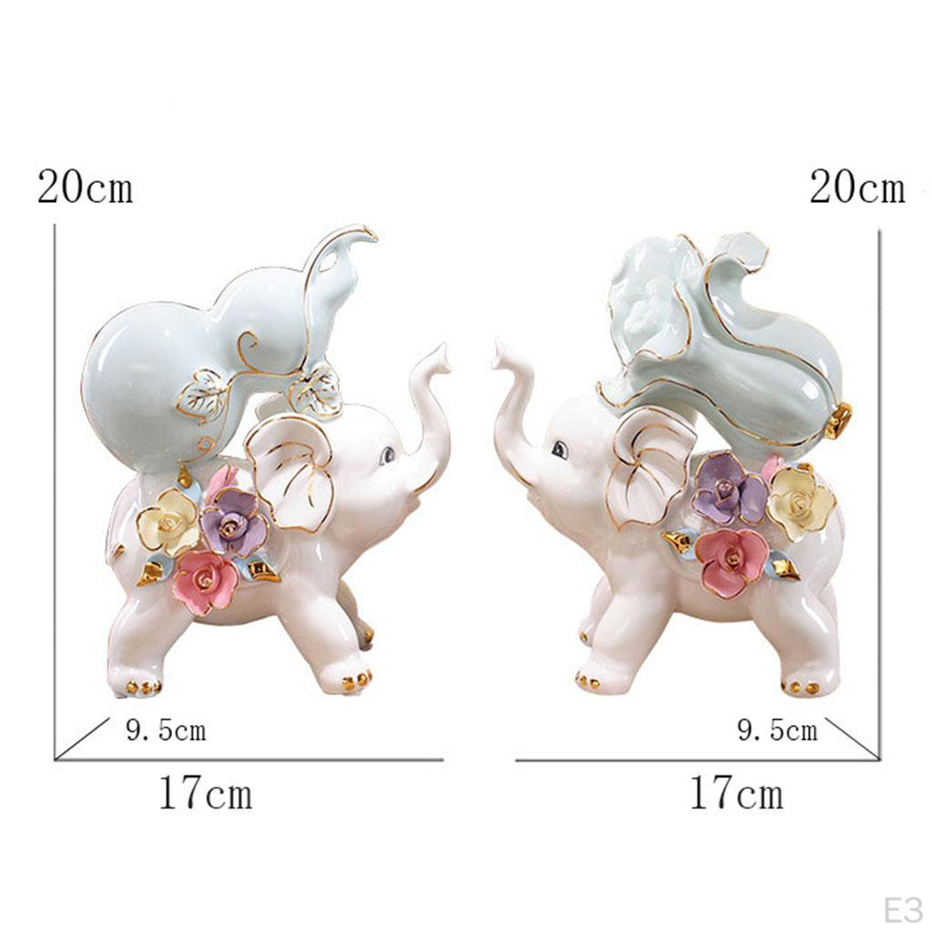 Figurine Lucky Animal Statue Sculpture Indoor and Outdoor Living Room Dining Tabletop