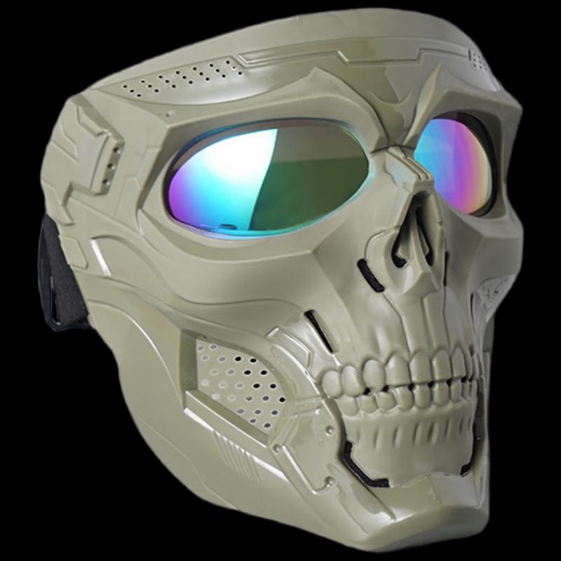 Motorcycle Windproof Skull Mask Goggles One Size