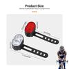Fahrradbeleuchtung Vorne Hinten Wiederaufladbar Fahrrad Radfahren USB Taschenlampe für Fahrradbeleuchtung Vorne/Hinten/Set Fahrrad Laterne Zubehör