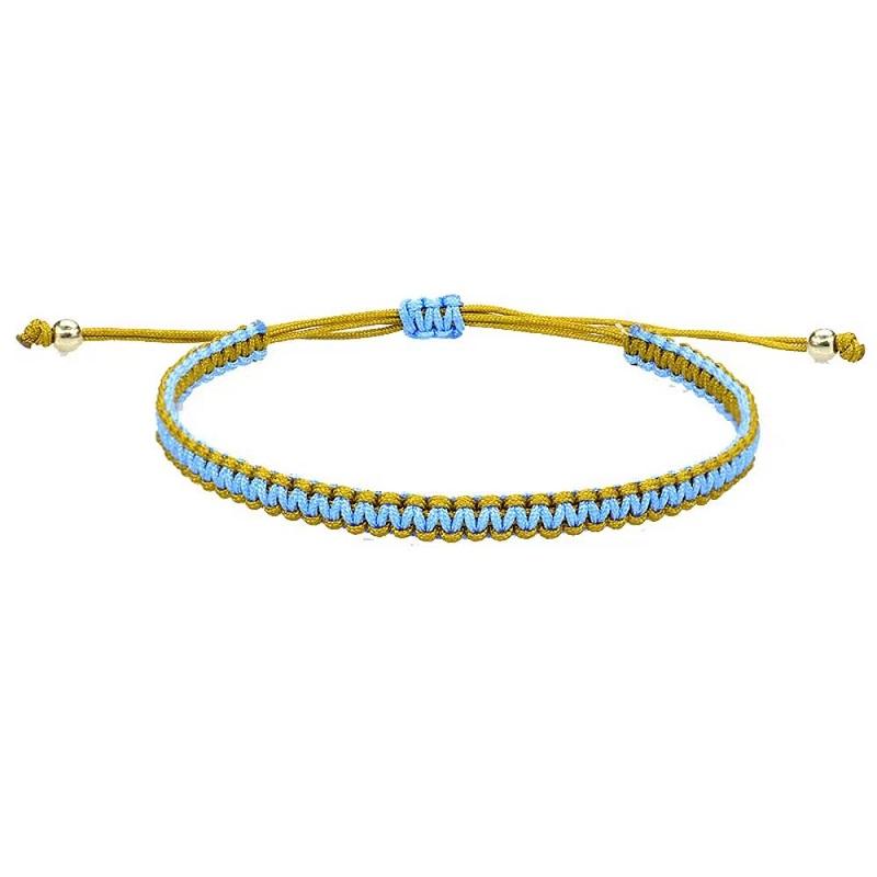 Lucky Woven Rope Bracelets & Bangles Women Men Handmade Knots Tibet Buddhist  Friendship Girls Gift Adjustable