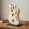 Unfinished Electric Guitar Body Pre-Routed Wood for Luthiers