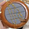 French Light Luxury Necklace Women's Design Sense Round Bead Between Beads Collarbone Neck Chain