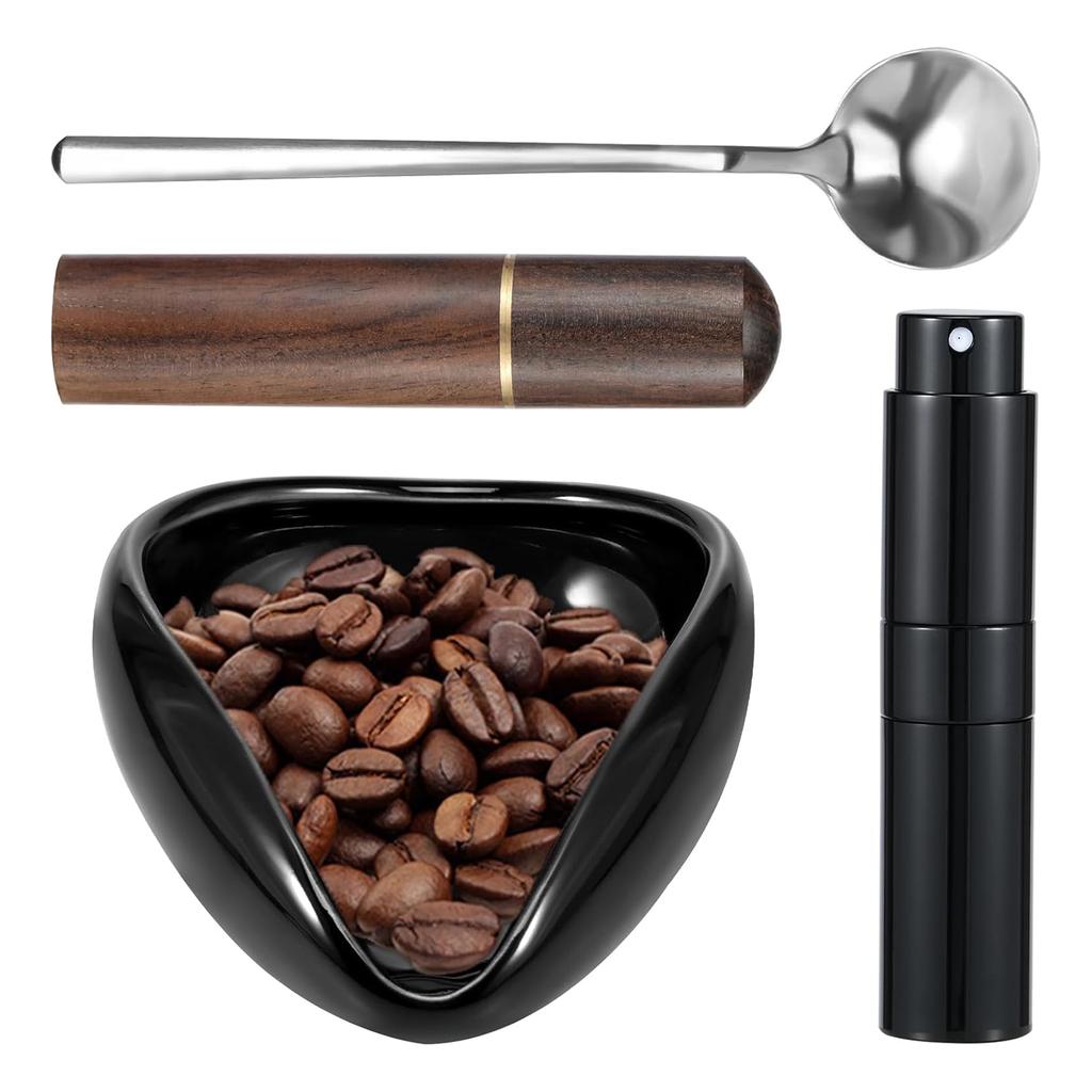 Coffee Scale Tray Coffee Container Coffee Plate Coffee Weighing Tray Coffee Powder Needle Spray Bottle for Coffee