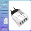 Multi-port 5V 3A USB Power Adapter with US/EU Plug for Mobile Devices