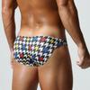Men's Sexy Cartoon Triangle Briefs Cute Style Low-Waist Breathable Underwear Skinny-Fit Triangle Panties for Daily Wear