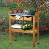 Good Wooden Planting Table with 3 Brown Drawers 446280