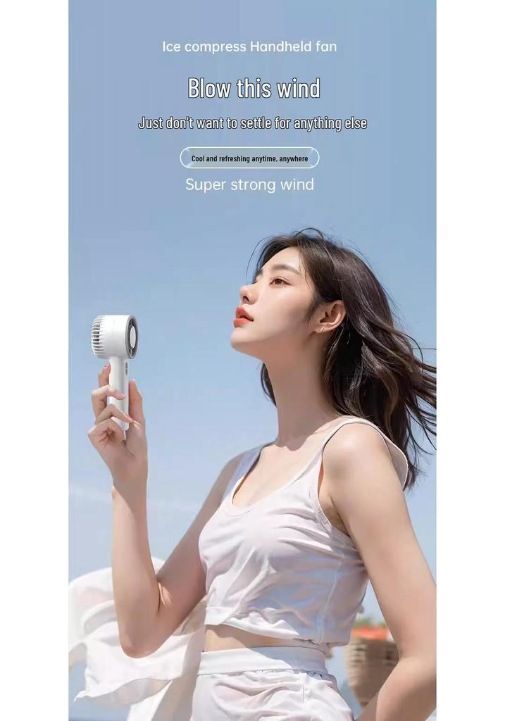 Mini USB Rechargeable Handheld Cooling Fan with Strong Wind Technology