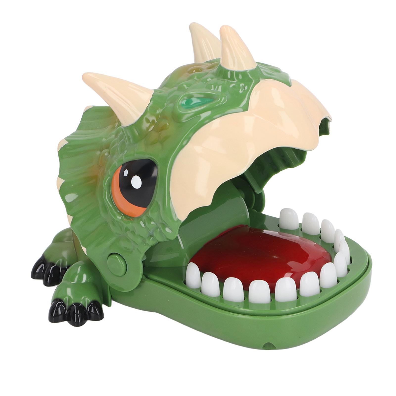 

Finger Biting Prank Toy Dinosaur Shaped Interesting Interactive Press Teeth Funny Game for Kids