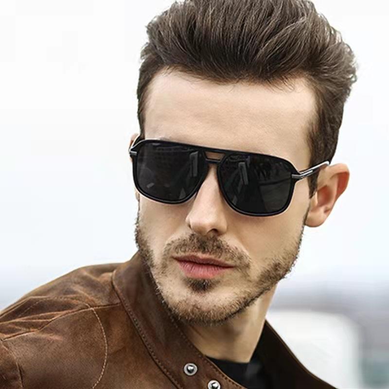 Vintage Large Frame Square Sunglasses Women Brand Designer Fashion Sun Glasses Men's Outdoor Driving Eyewear UV400