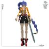 Kpop Hunters Demon Rumi Mira Zoey Anime Character Building Block Ornament Model